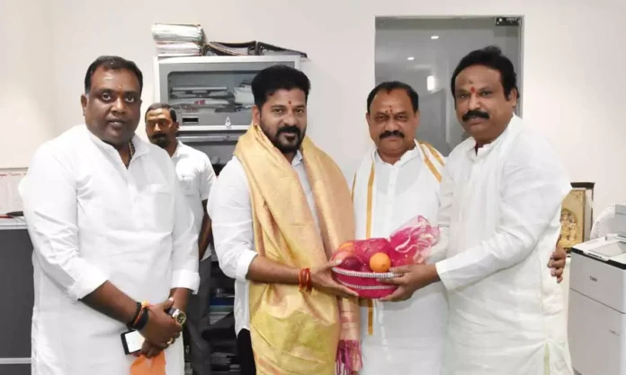 Secunderabad Cantonment MLA Ganesh extends congratulations to CM Revanth Reddy and TPCC President