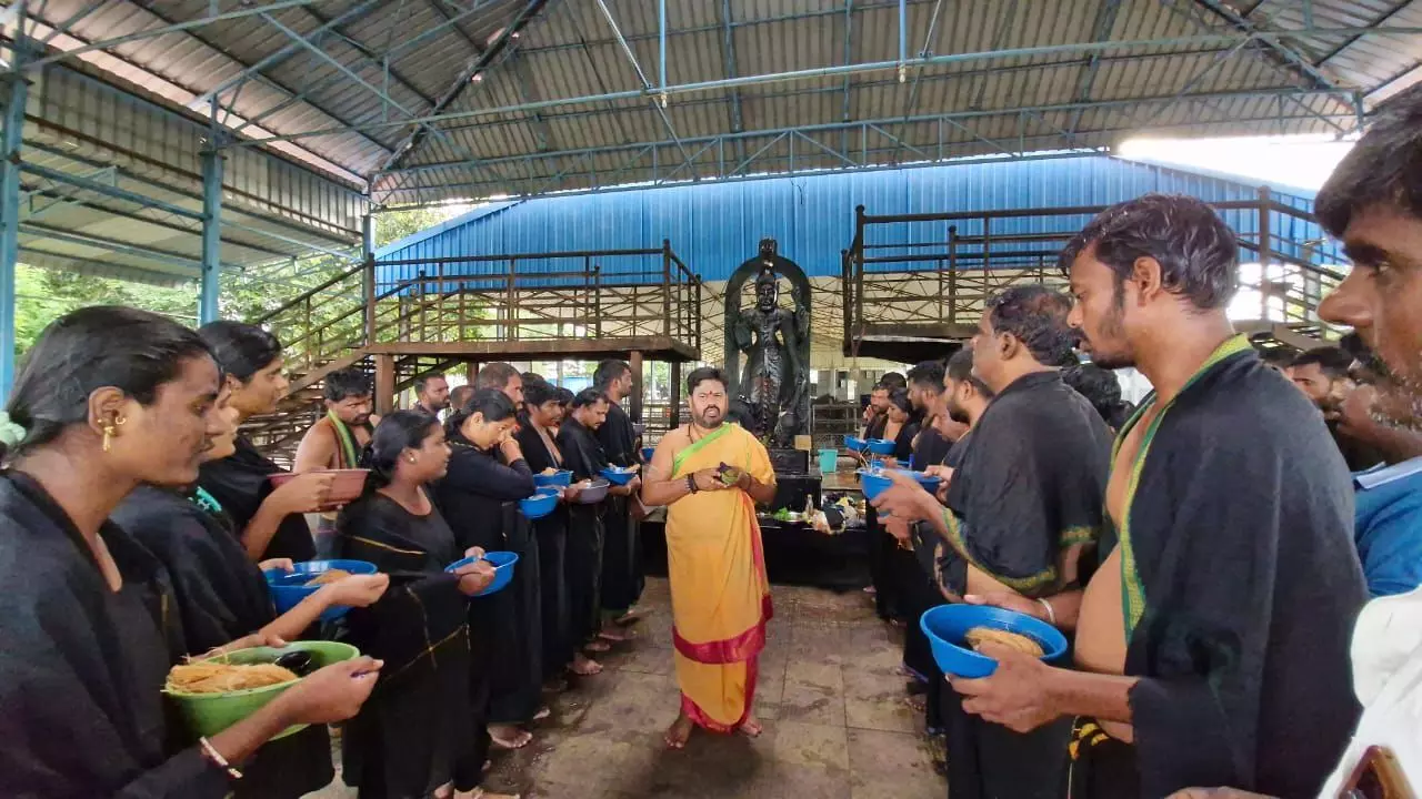 Special Abhisheka Pujas for Lord Shanishwara Swamy and Rudrabhisheka for Lord Shiva Performed