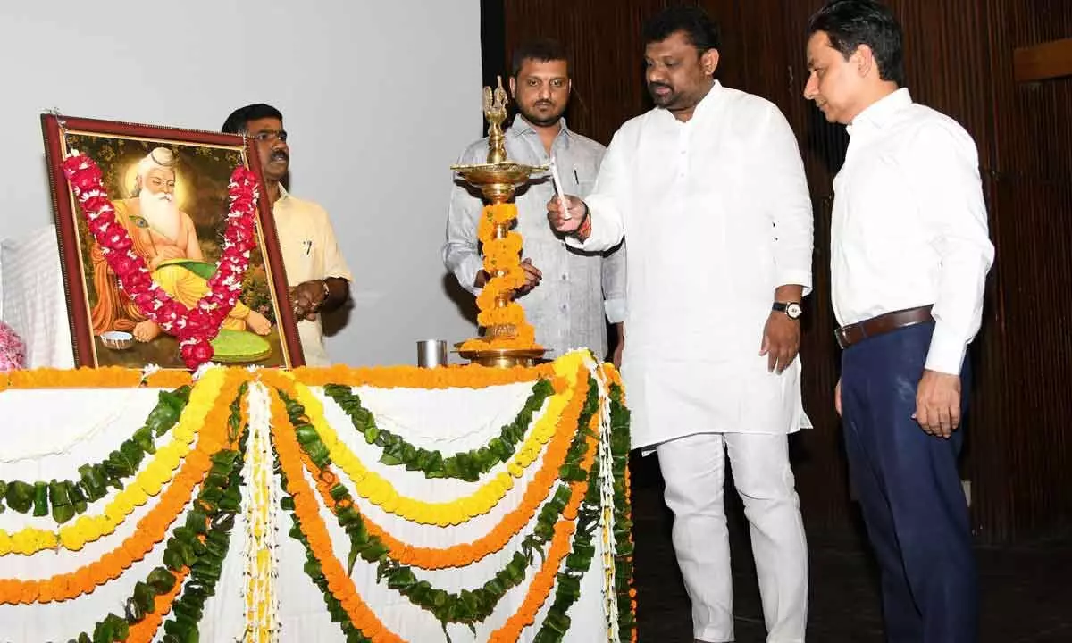 Telangana Bhavan in New Delhi Hosts Maharshi Valmiki Birth Anniversary Celebrations