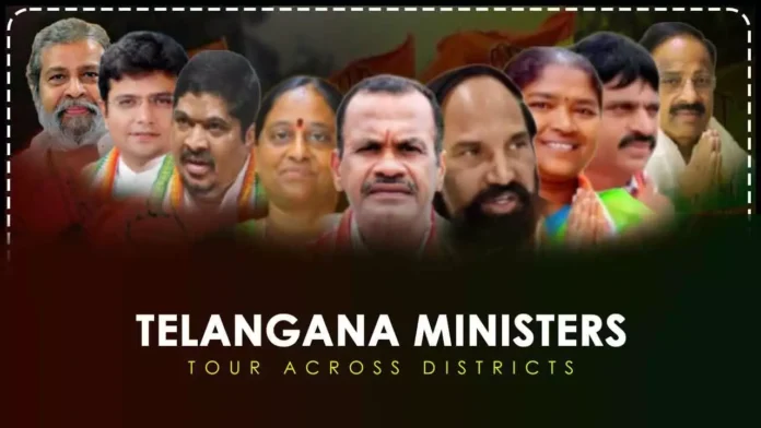 Telangana Ministers Embark on District-Wide Tours Today