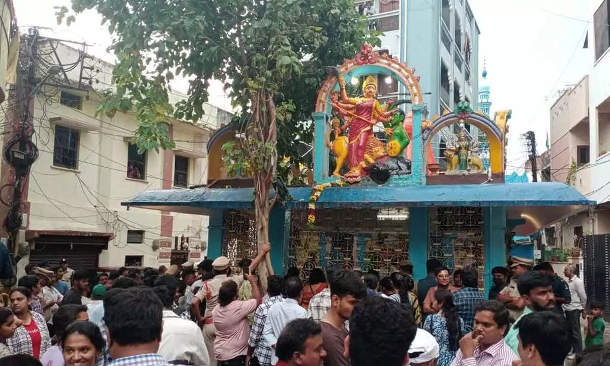 Website displaying damaged Muthyalamma idol taken down