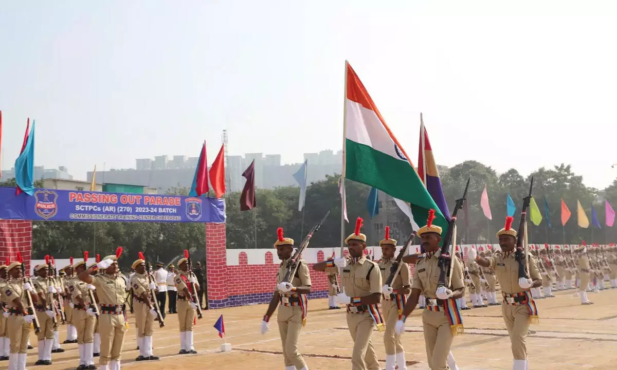 270 trainee police constables complete passing-out parade in Cyberabad