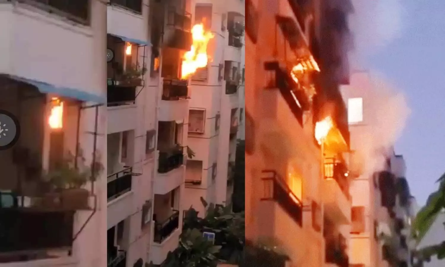 Fire Erupts at EIPL Apartment in Manikonda, No Injuries