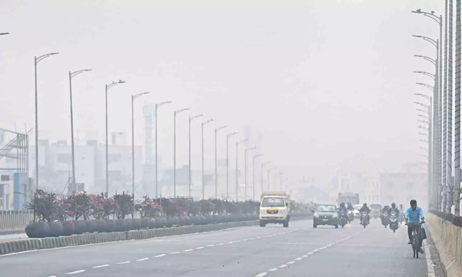 Hyderabad's Air Quality Declines with Onset of Winter | AQI Levels Hit Moderate Zone