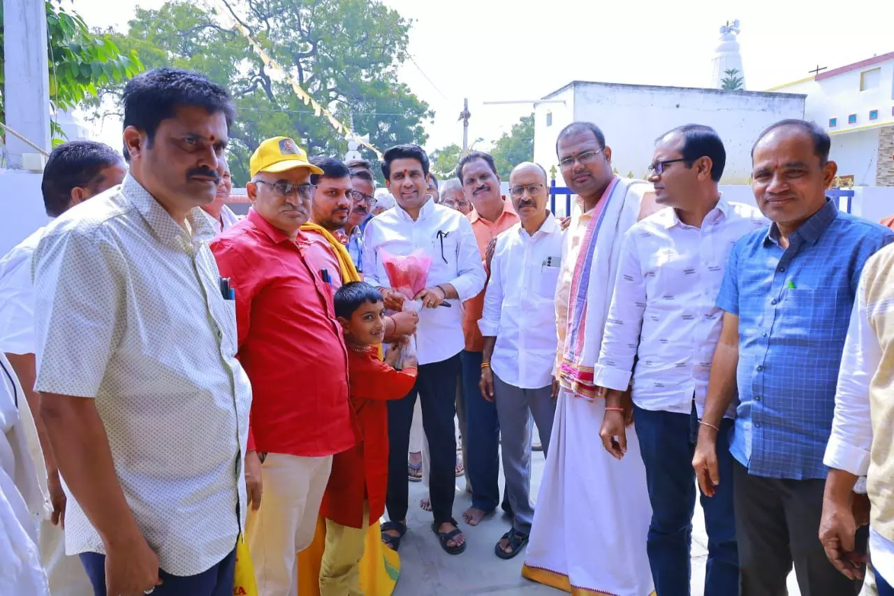 MLA Kuchukulla Rajesh Reddy Pledges Support for Brahmin Welfare