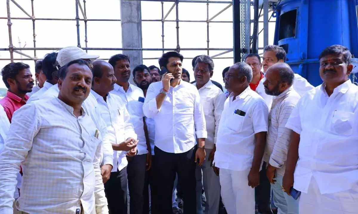 MLA Kuchukulla Rajesh Reddy Reviews Markandeya Lift Irrigation Project