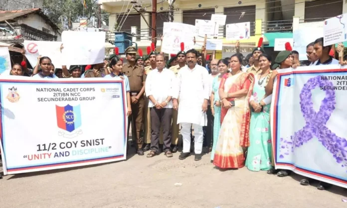 NCC and Srinidhi Educational Group Host Cancer Awareness Program