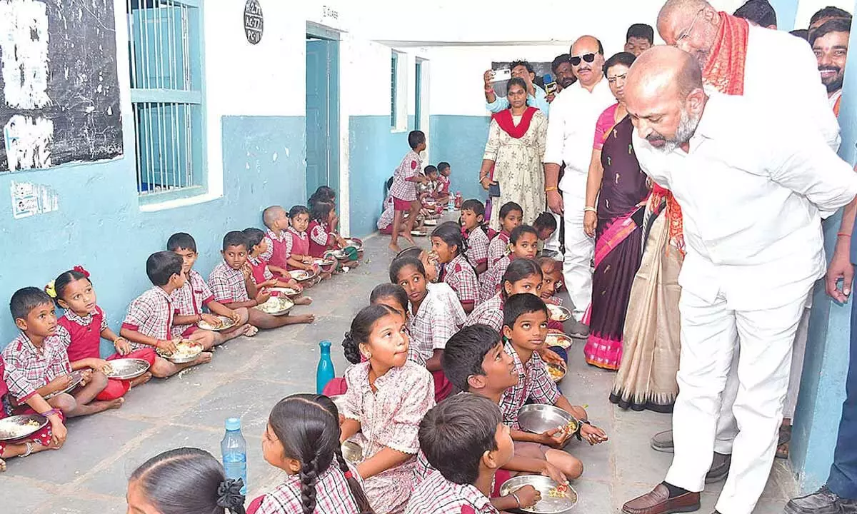 Bandi Sanjay visits development-focused area in Narayanpet