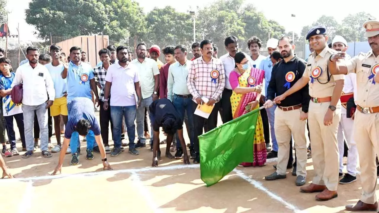 Bhupalapalli: CM Cup Games Kick Off with Collector and SP