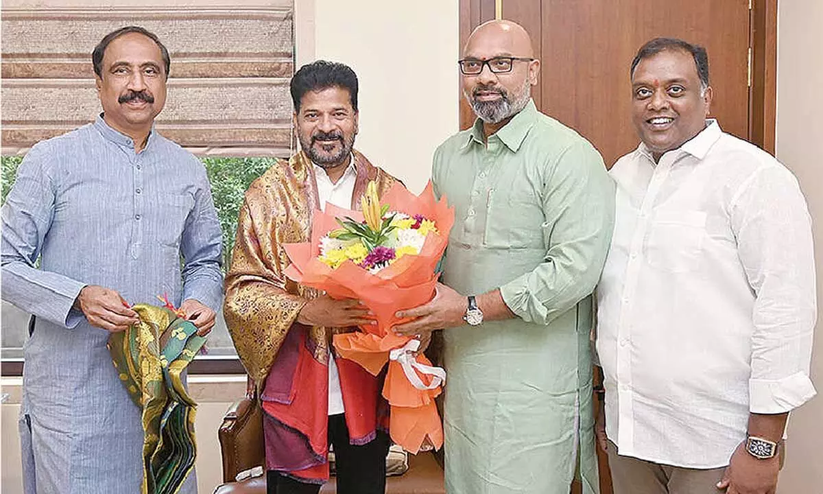 BJP MP Arvind and MLA Sanjay Kumar meet CM Revanth