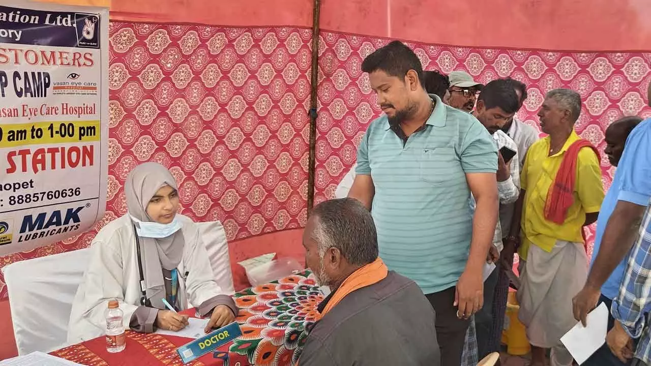 Free Medical Camp Organized in Karimnagar