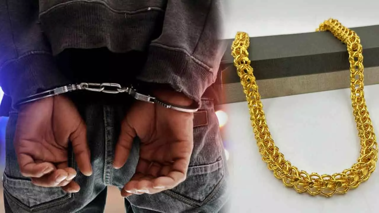 Hyderabad police catch two offenders, seize 20 tolas of gold and phones