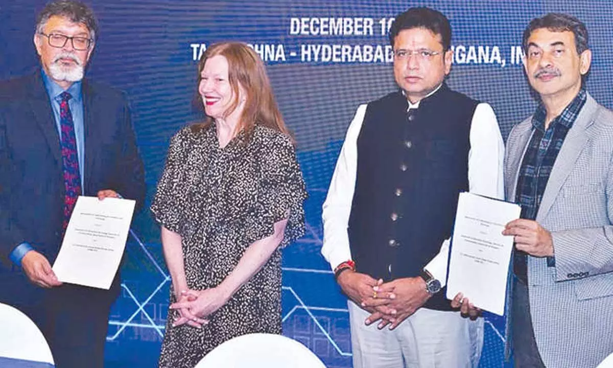 Minister Sridhar Babu promotes Hyderabad as a global hub for AI