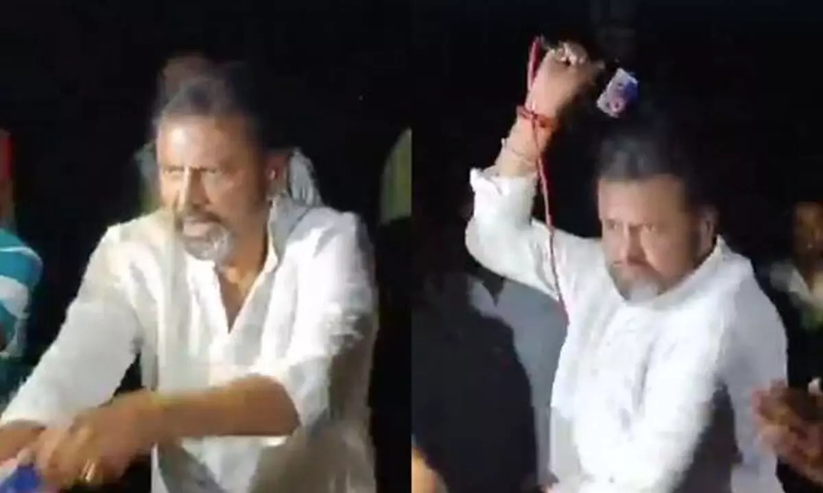 Mohan Babu Confronts TV9 Reporter During Family Dispute