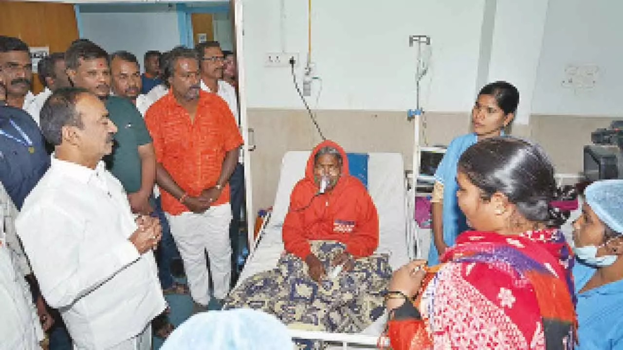 MP Eatala upset over condition of government hospital