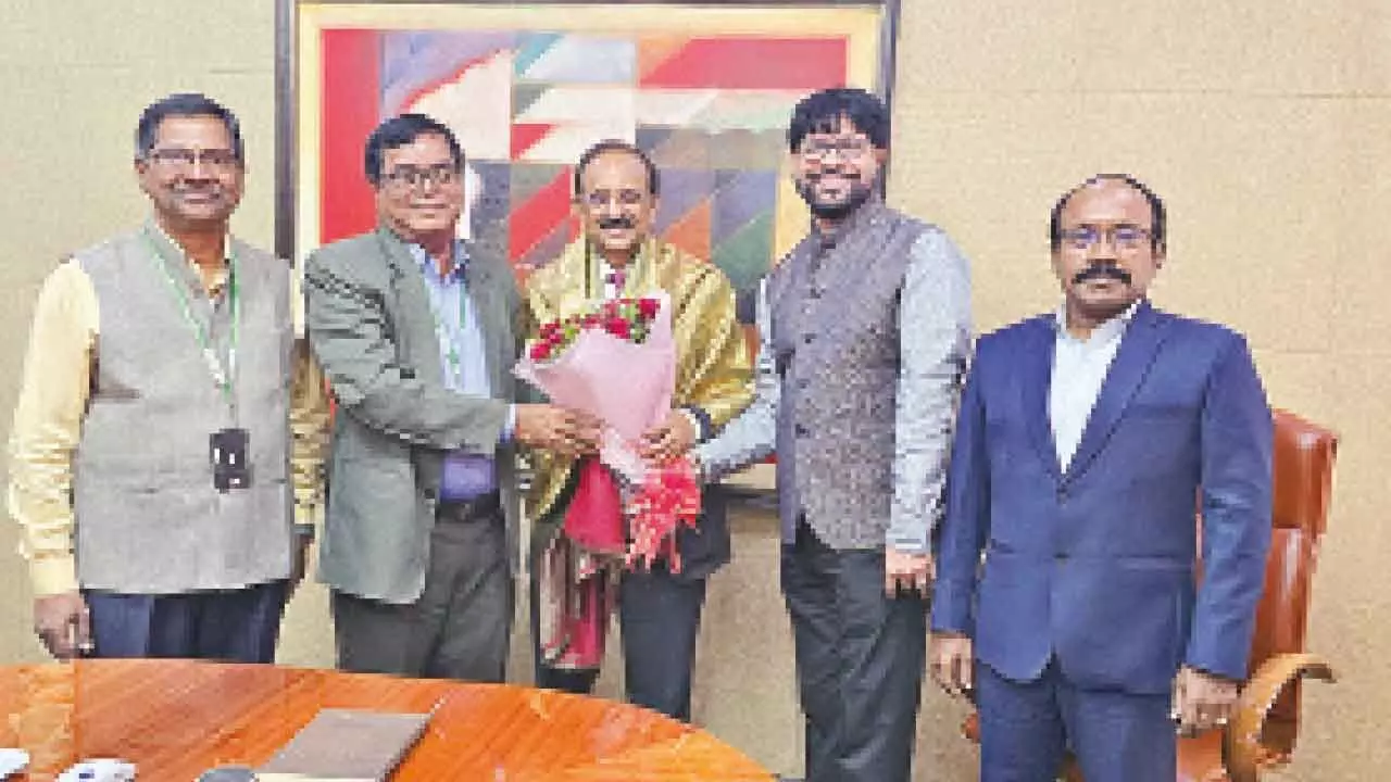 PJTAU Vice-Chancellor invites SBI chief for diamond jubilee event