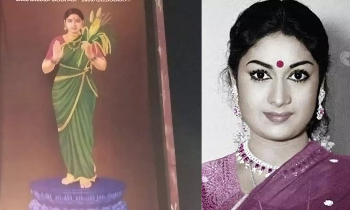 Savitri discovered in Telangana Thalli!