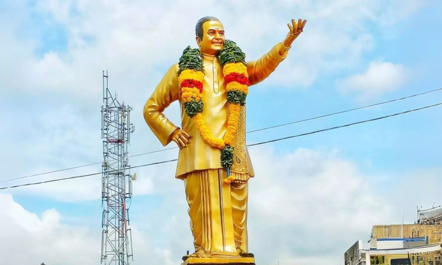 Telangana CM Approves 100-Foot NTR Statue Near Hyderabad Outer Ring Road