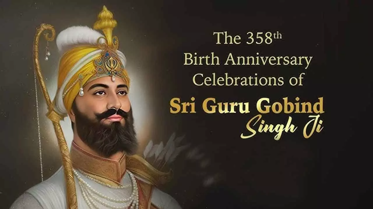 358th birth anniversary of Guru Gobind Singh to be observed on Sunday