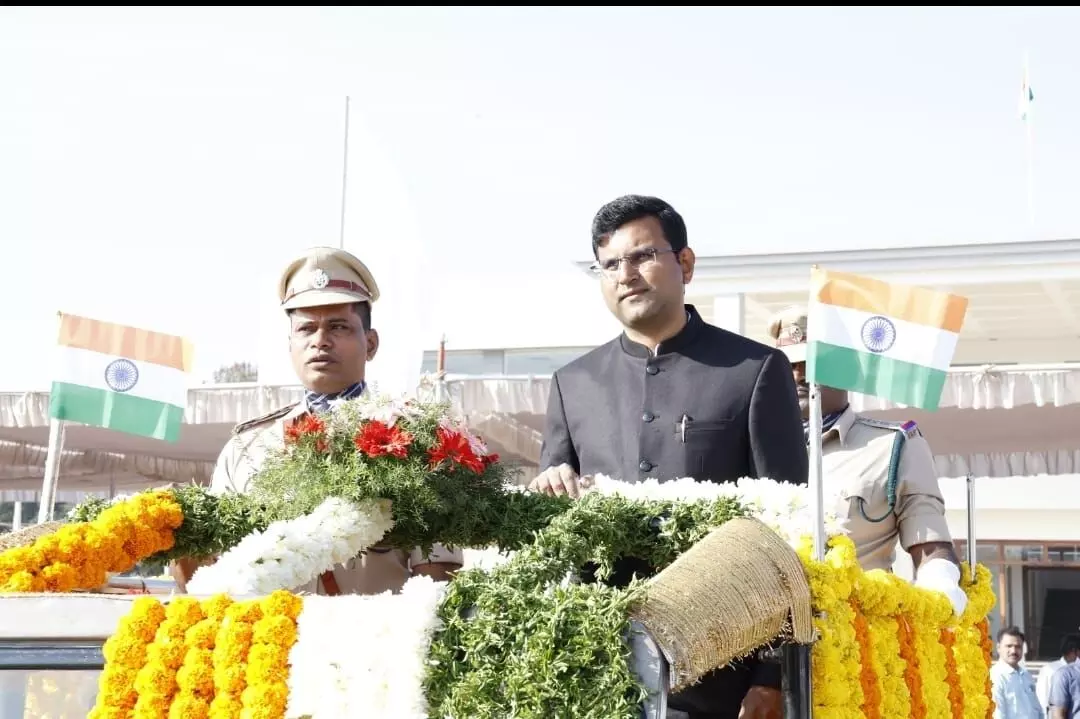 76th Republic Day Celebrated with Enthusiasm in Jogulamba Gadwal District