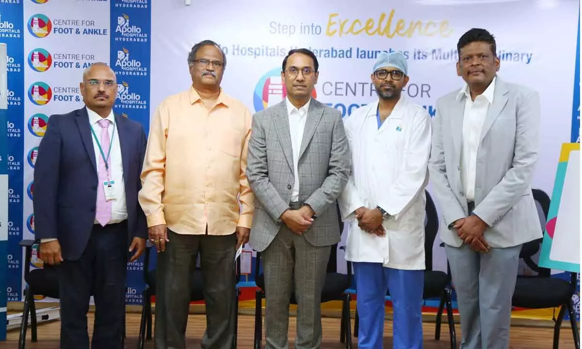 Apollo Hospitals in Hyderabad opens a specialized center for foot and ankle care