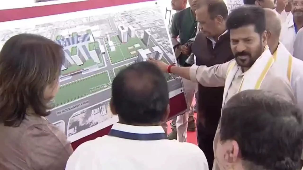 CM Revanth Reddy Begins Construction of New Osmania General Hospital