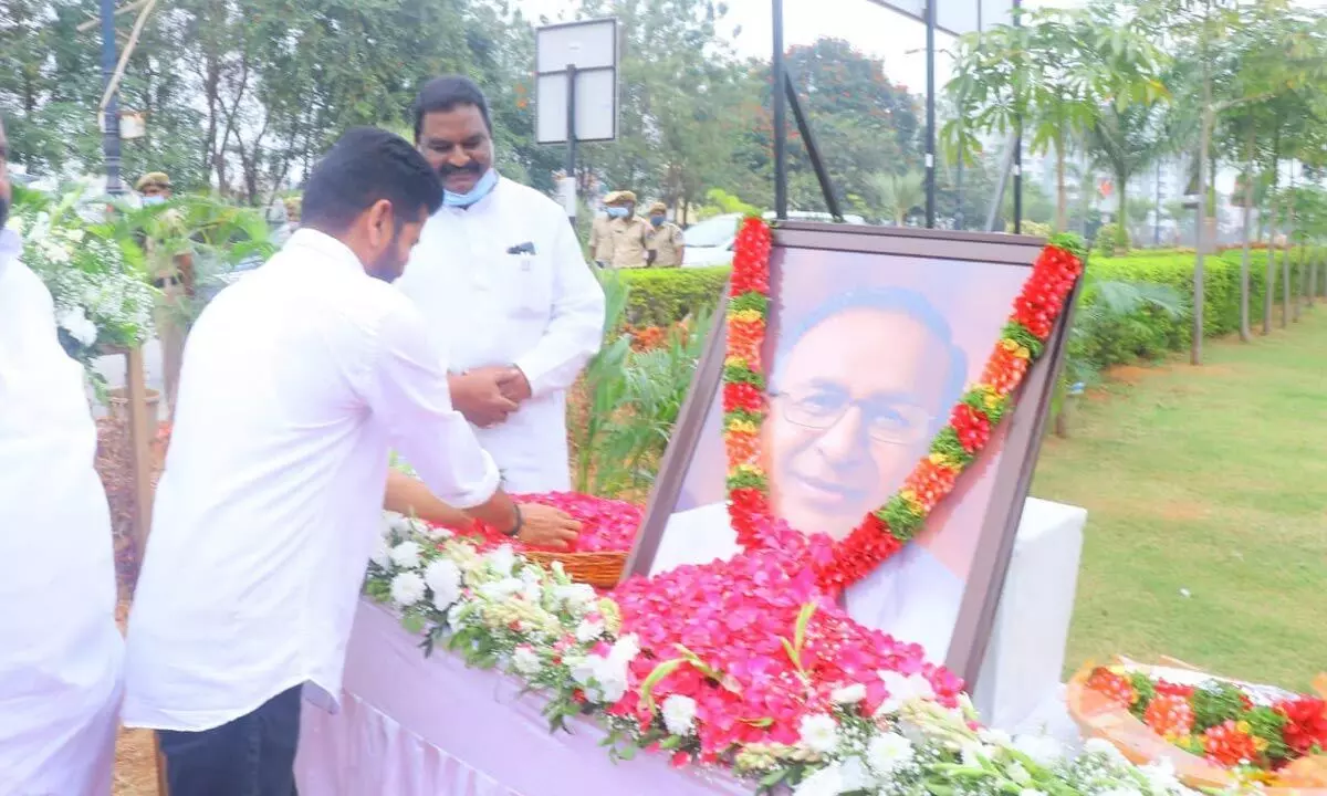 CM Revanth Reddy Honors S. Jaipal Reddy on Birth Anniversary