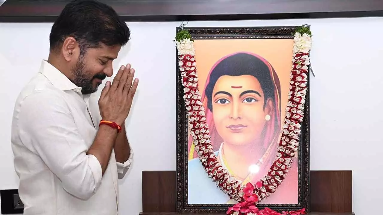 CM Revanth Reddy Honors Savitribai Phule on Her Birth Anniversary