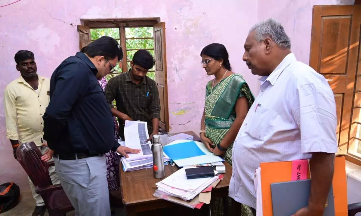 Collector Badavath Santosh Reviews Rythu Bharosa Beneficiary Information