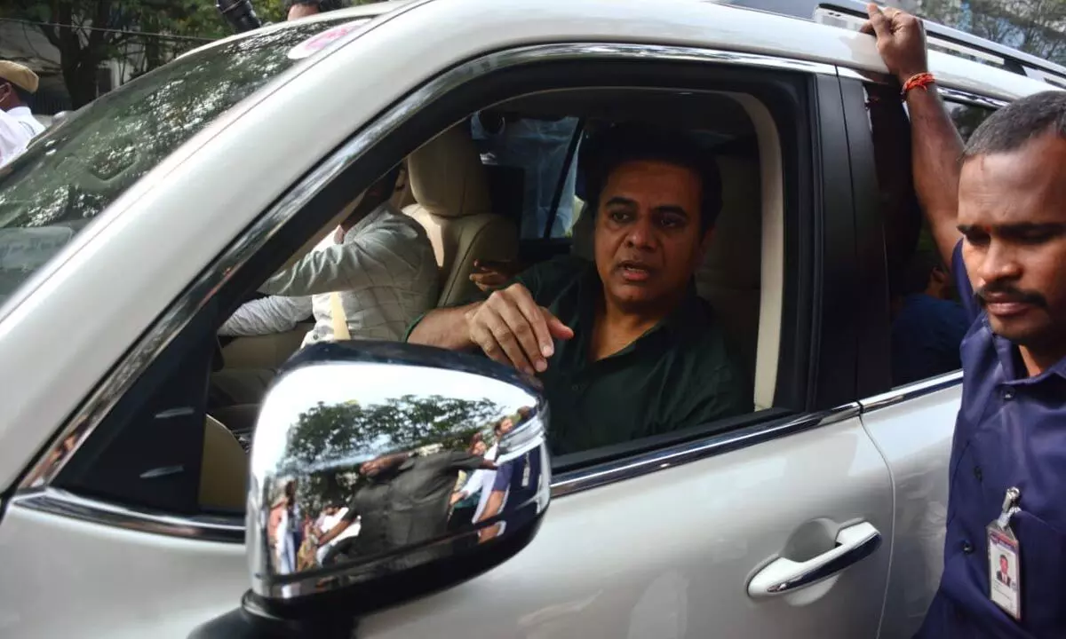 Ex-Minister KTR Questioned by ED in Formula E Case