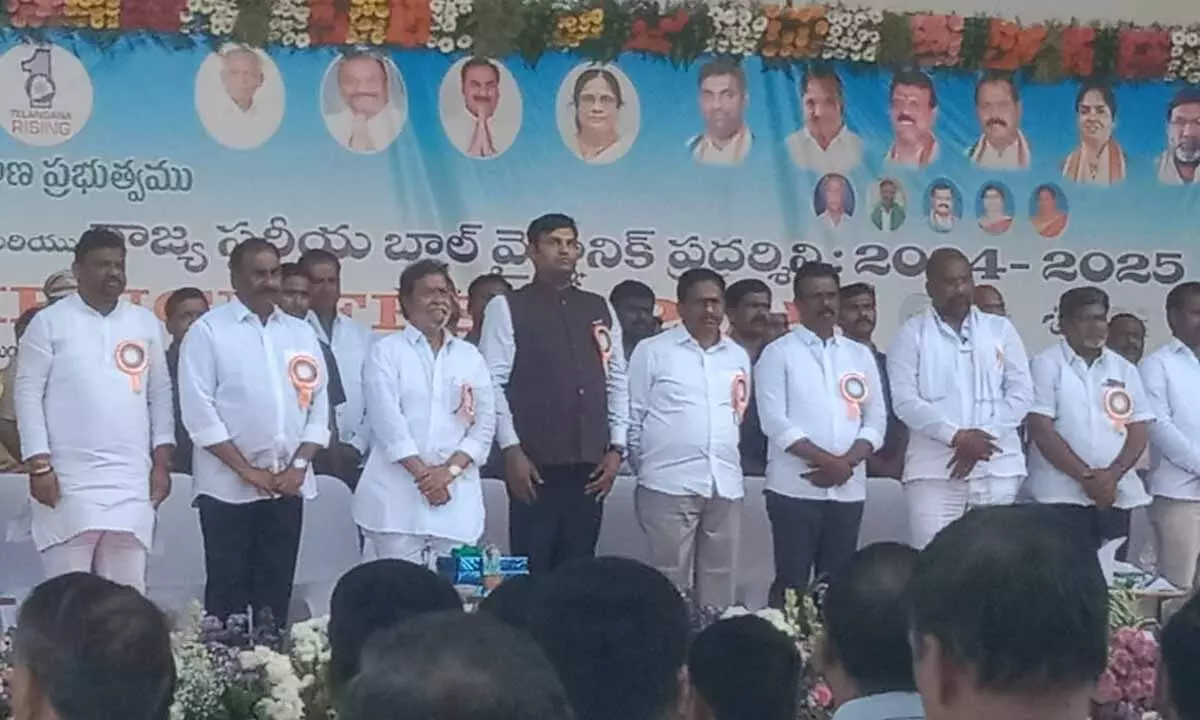 Health Minister Raja Narasimha opens State Science Exhibition