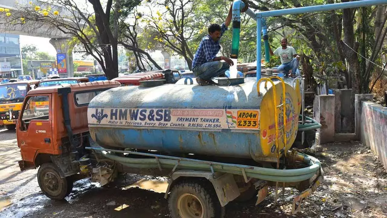 Hyderabad faces rising demand for water tankers as summer approaches