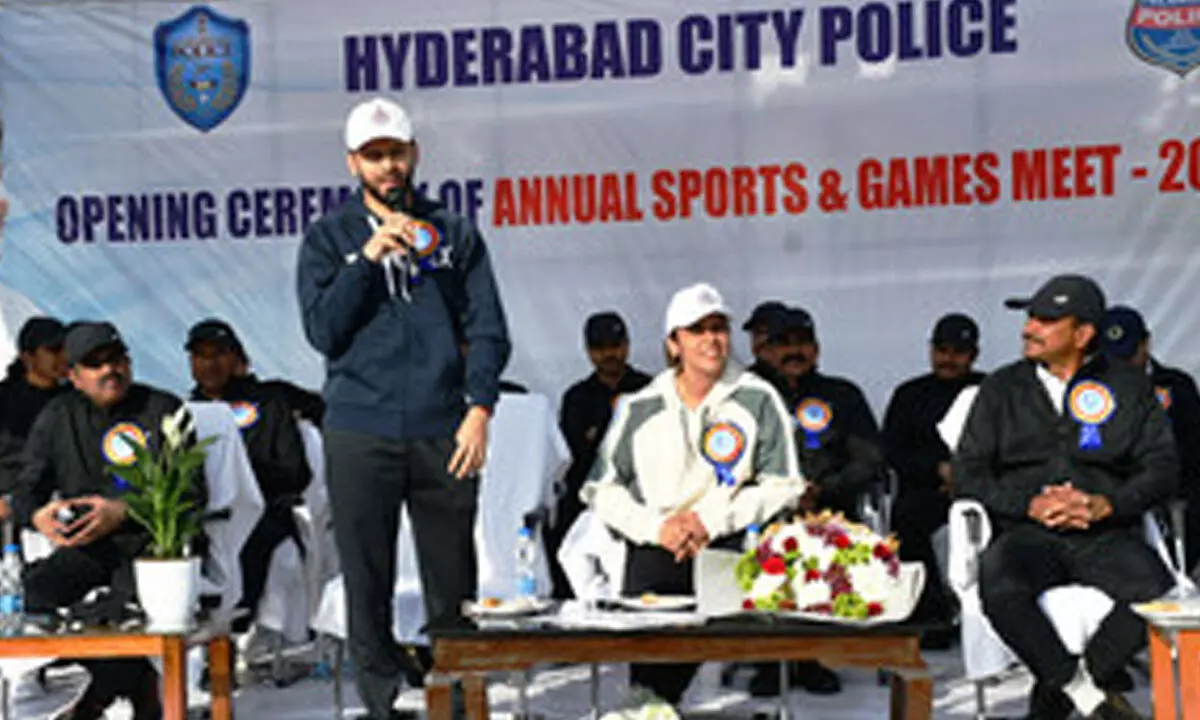 Hyderabad Police Sports and Games Meet Begins at Gosha Mahal Stadium