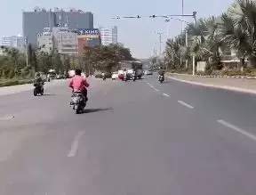 Hyderabad Streets Deserted as People Travel Home for Sankranti Festivities