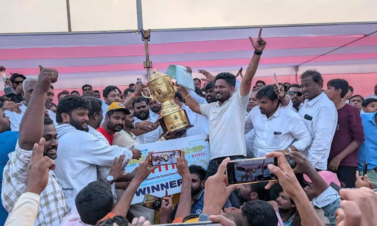 Nagar Kurnool Dali CC Cricket Team Bags Rs 6.11 Lakh Prize in 2025 Qhizar Yafai Gold Cup