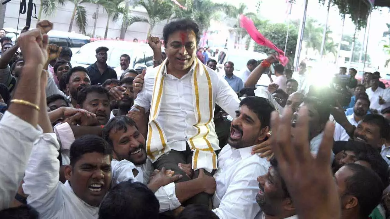 Police file case against KTR over unauthorized rally