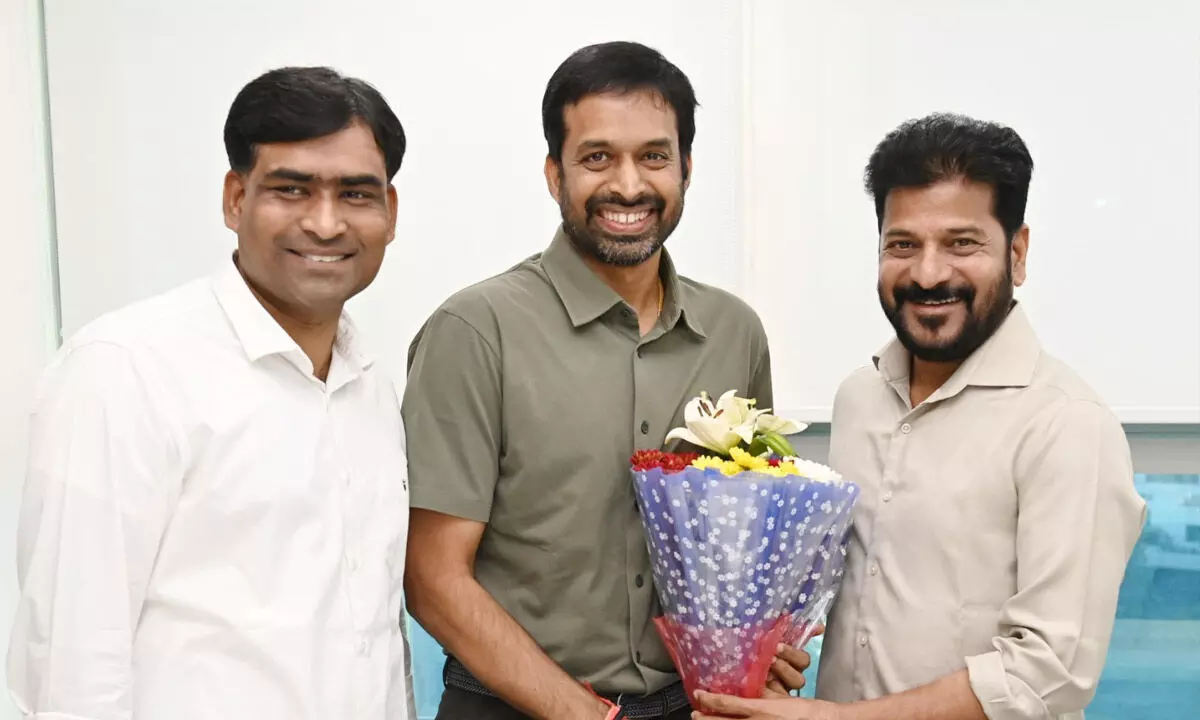 Pullela Gopichand Meets Telangana CM Revanth Reddy, Appreciates Sports Efforts