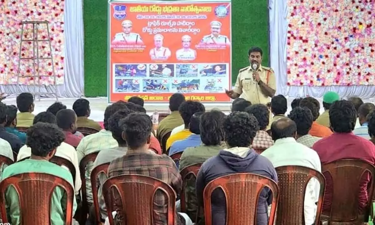 Road Safety Awareness Program Organized for Auto Drivers in Aija Town