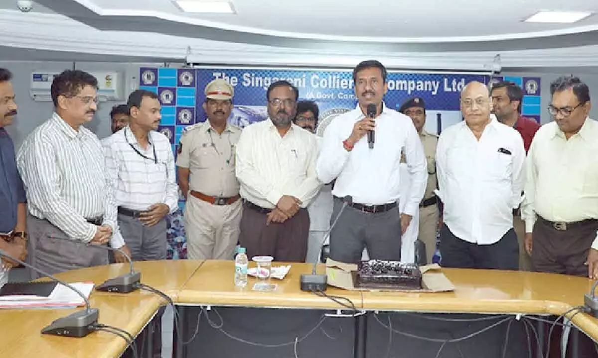 SCCL CMD urges staff on New Year's Day