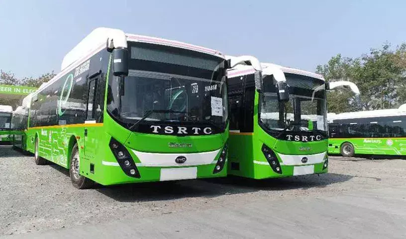 TSRTC to Introduce 286 Electric Buses in Hyderabad for Eco-Friendly Transport