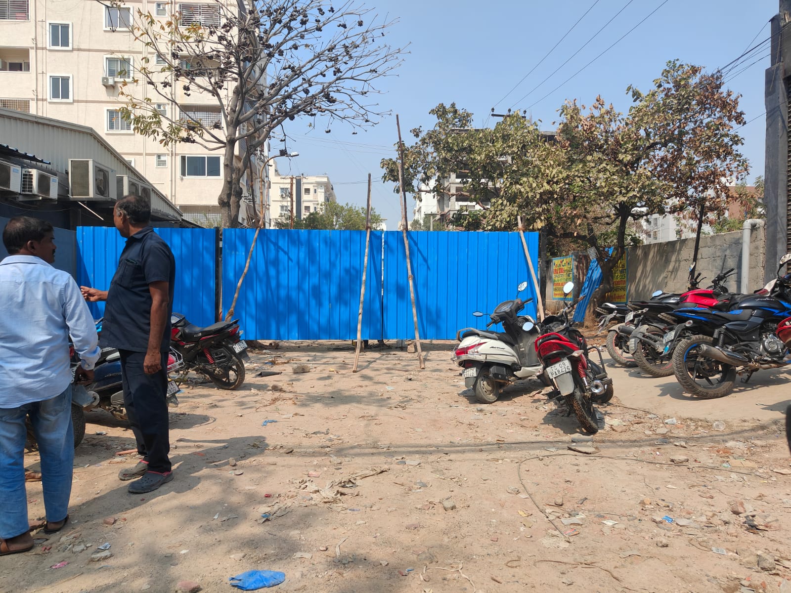 Illegal Road Closure in Kondapur: Residents Demand Immediate Action from GHMC & HYDRA