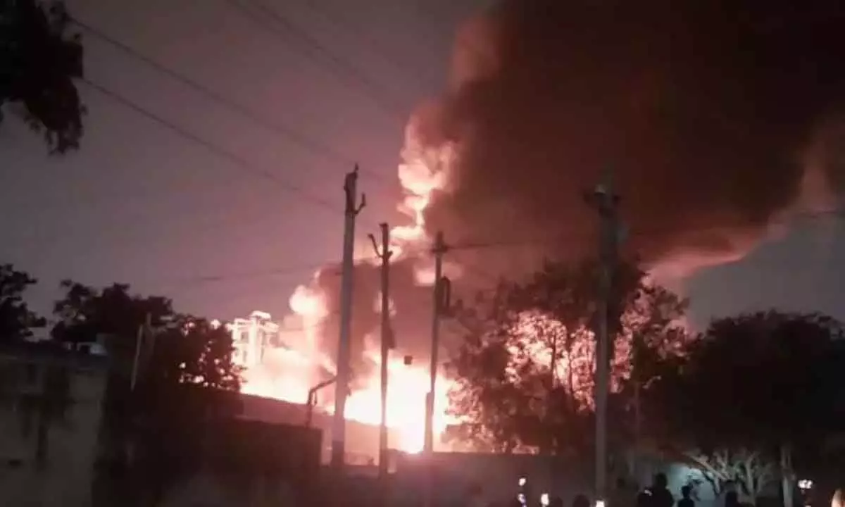 Chemical Factory Fire in Cherlapally Sparks Safety Probe