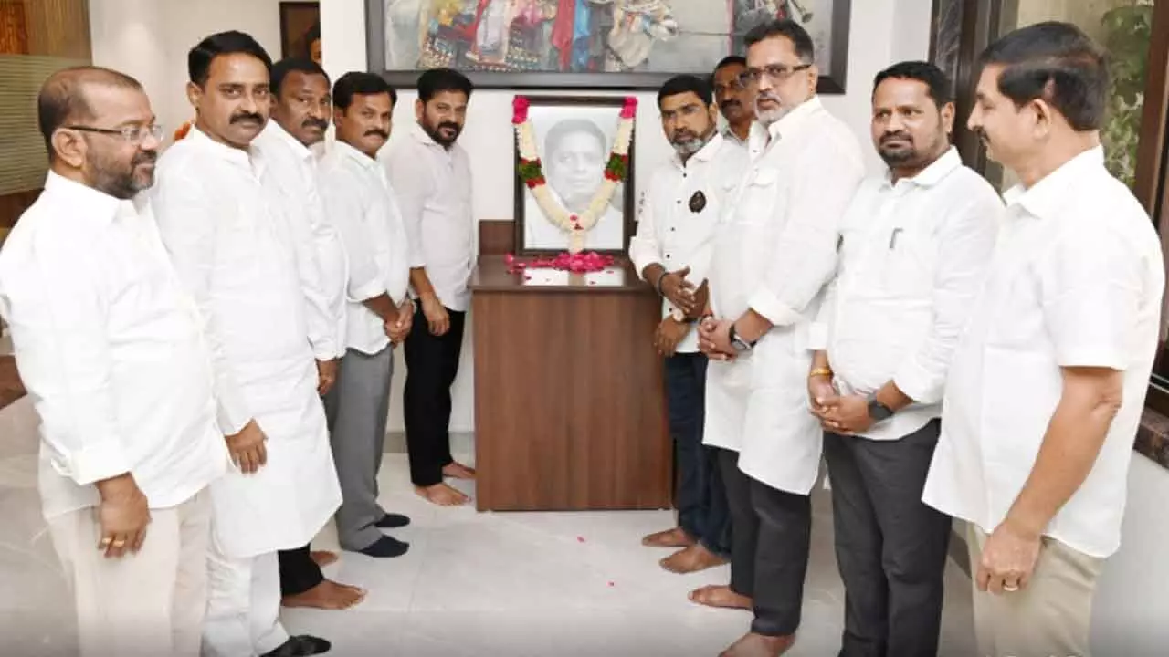 CM Revanth Reddy Honors Former Andhra Pradesh CM Damodaram Sanjivayya on His Birth Anniversary