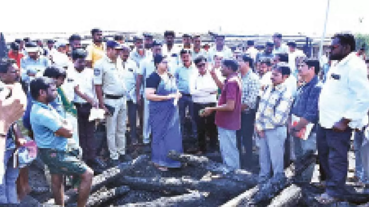 Collector Abhilasha Abhinav pledges support for fire accident victims