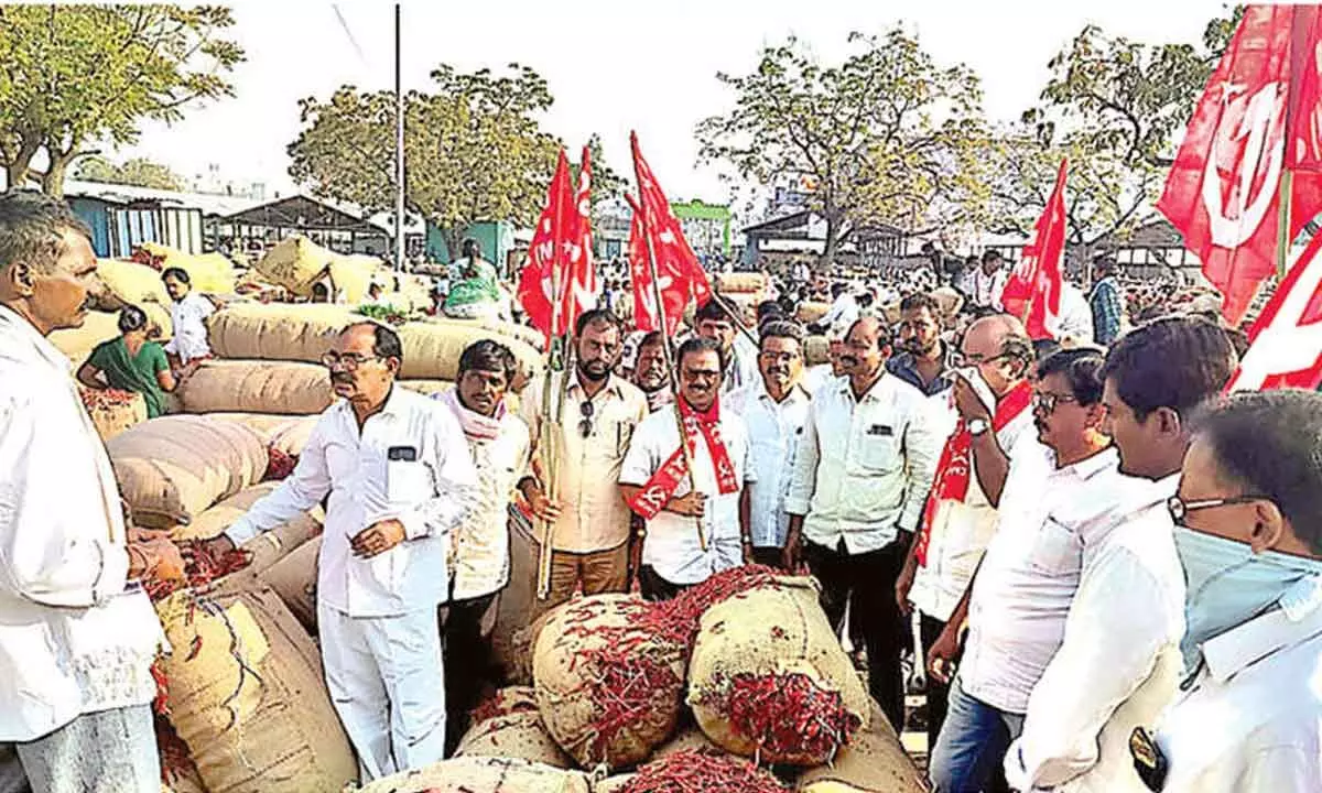 CPM criticizes Centre and State for neglecting farmers' struggles