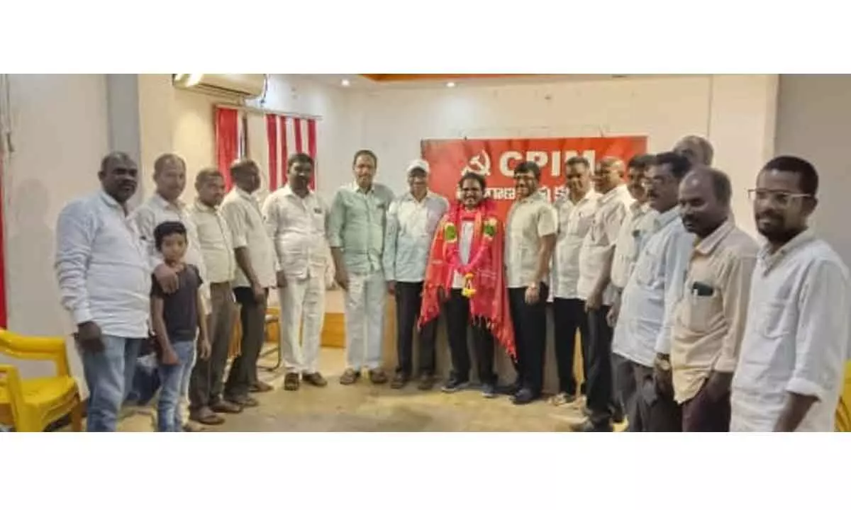 CPM Leader John Wesley Urges Stronger People's Movements in Nadigadda