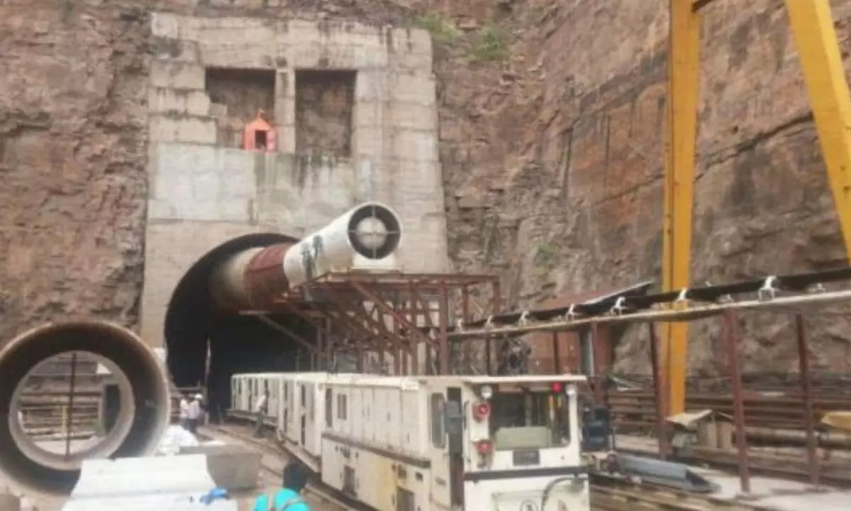 Eight trapped in Srisailam tunnel collapse