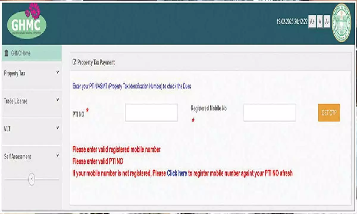 GHMC to conduct sessions on resolving property tax issues