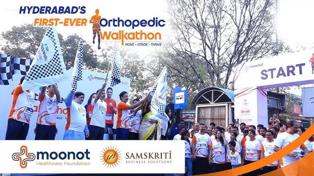 Hyderabad Holds First Orthopaedic Walkathon to Raise Awareness on Bone Health