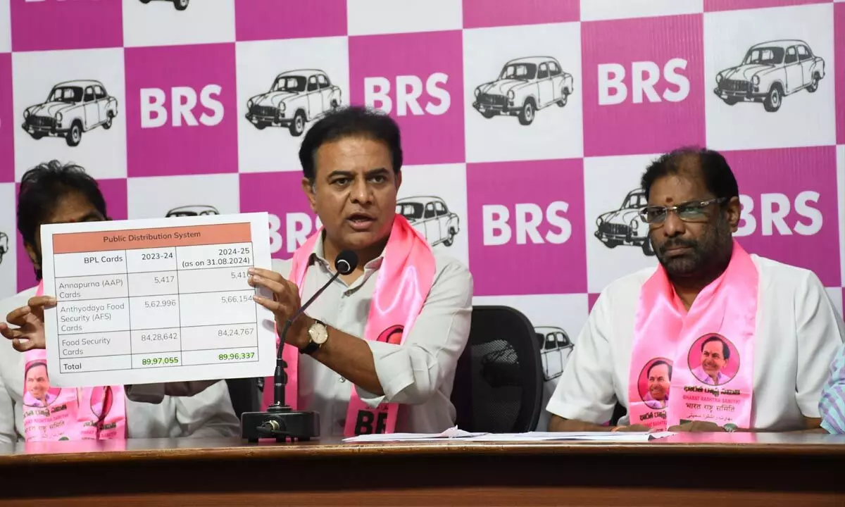 KTR accuses Revanth of leading State into financial crisis